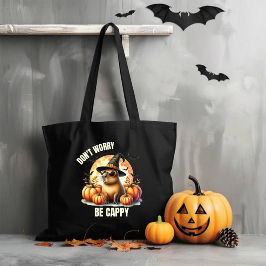 Don't worry be cappy Kapibara Halloween | Śmieszna torba