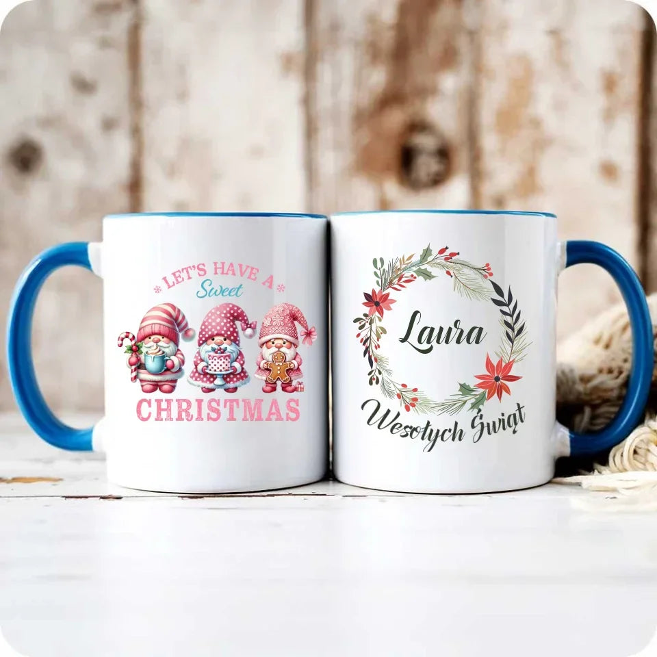 Wesołych Świąt | Personalizowany kubek na święta BN19 - StoryCups.pl