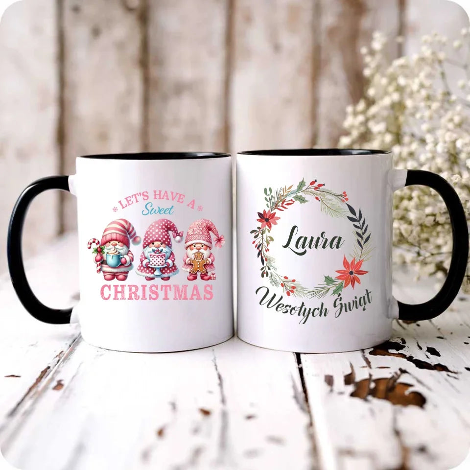 Wesołych Świąt | Personalizowany kubek na święta BN19 - StoryCups.pl