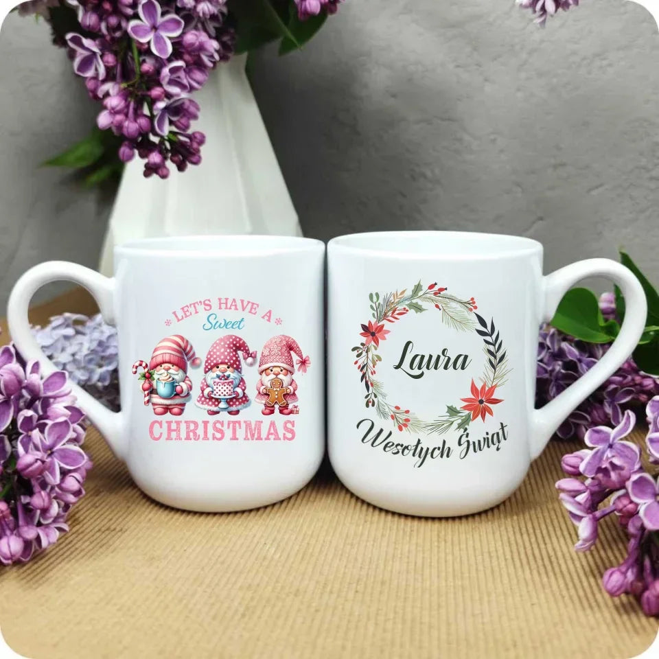 Wesołych Świąt | Personalizowany kubek na święta BN19 - StoryCups.pl