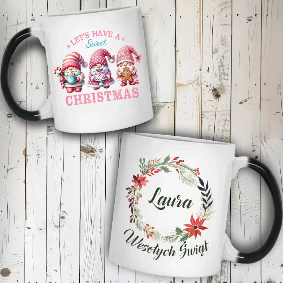 Wesołych Świąt | Personalizowany kubek na święta BN19 - StoryCups.pl