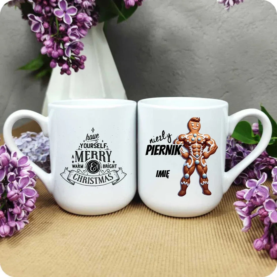 Niezły piernik | Świąteczny kubek z imieniem BN24 - StoryCups.pl