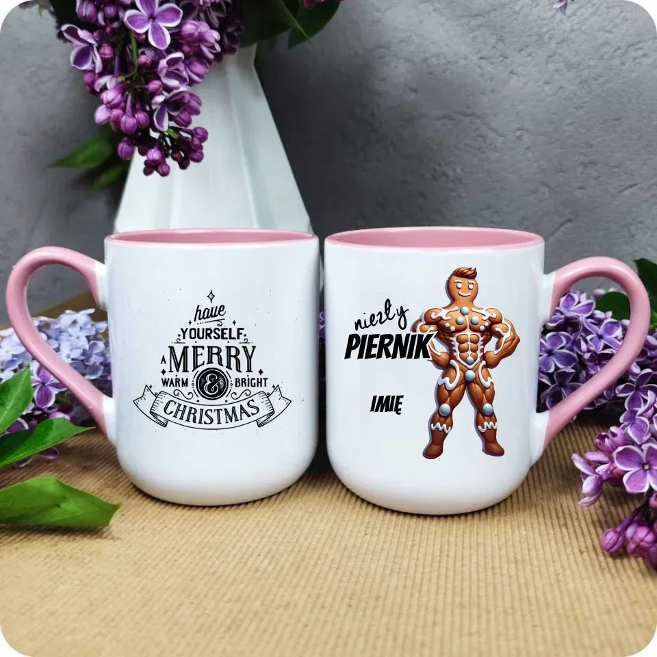 Niezły piernik | Świąteczny kubek z imieniem BN24 - StoryCups.pl