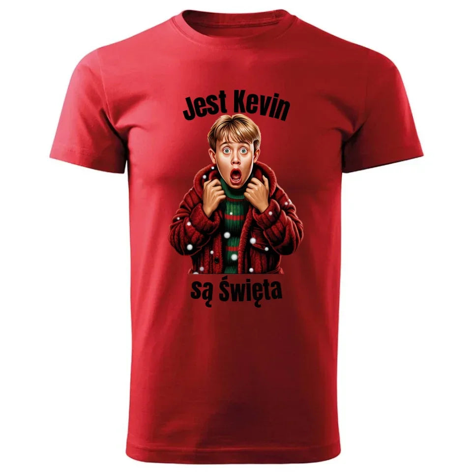 Jest Kevin, są święta | Świąteczna koszulka męska BN27 - StoryCups.pl