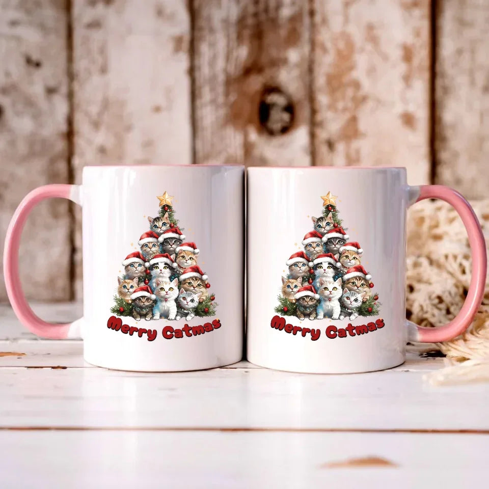 Merry Catmas | Kubek świąteczny BN20 - StoryCups.pl