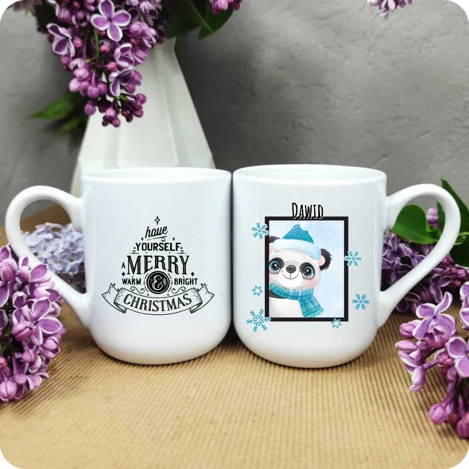 Zimowy Miś | Świąteczny kubek z imieniem BN16 - StoryCups.pl