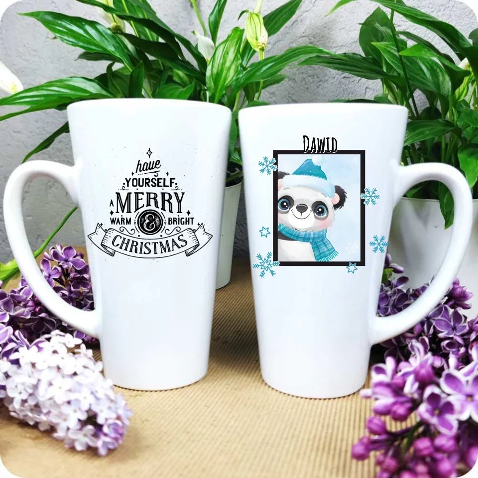 Zimowy Miś | Świąteczny kubek z imieniem BN16 - StoryCups.pl