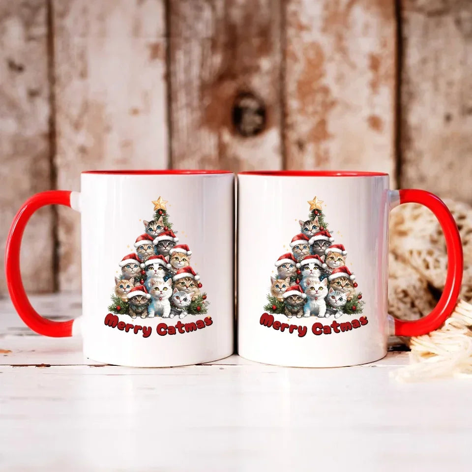 Merry Catmas | Kubek świąteczny BN20 - StoryCups.pl