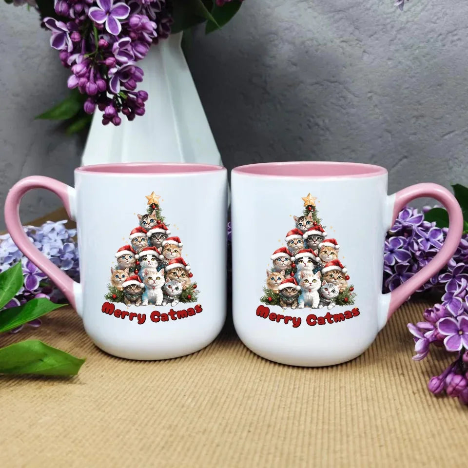 Merry Catmas | Kubek świąteczny BN20 - StoryCups.pl