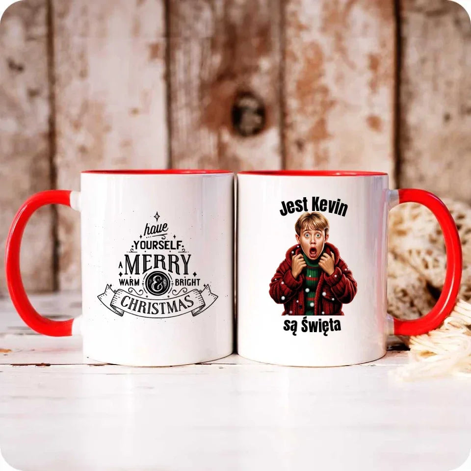 Jest Kevin, są święta | Kubek na święta BN27 - StoryCups.pl
