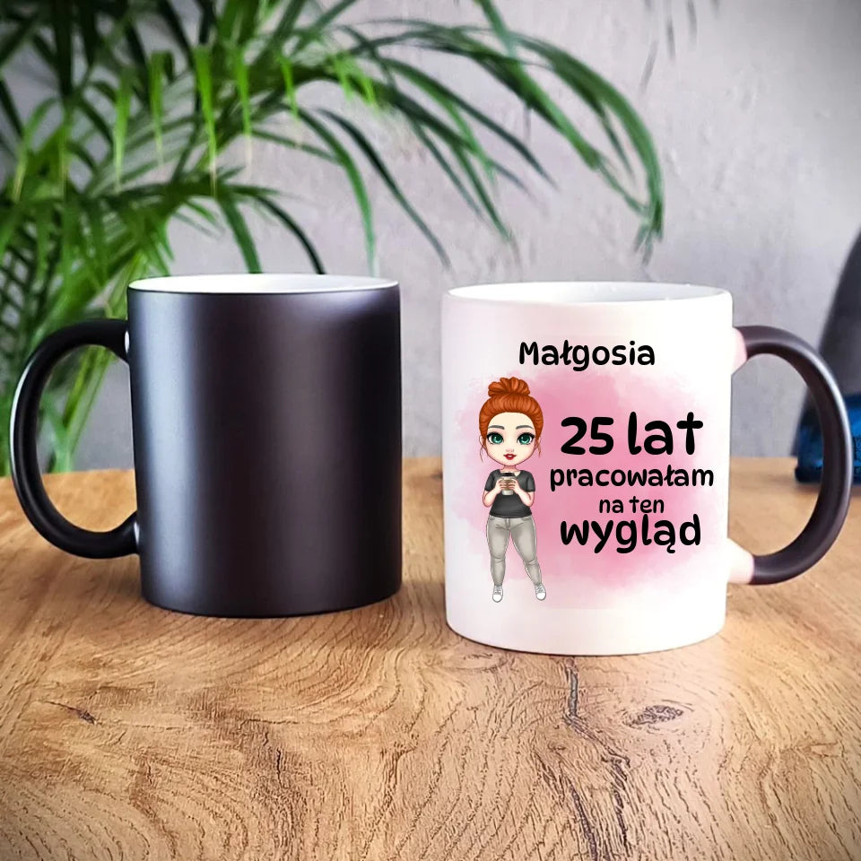 Personalizowany kubek magiczny z nadrukiem na prezent