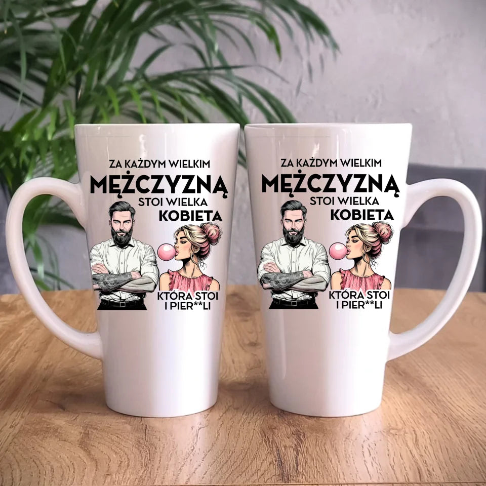 Personalizowany duży kubek dla chłopaka prezent na Dzień Chłopaka Święta Urodziny