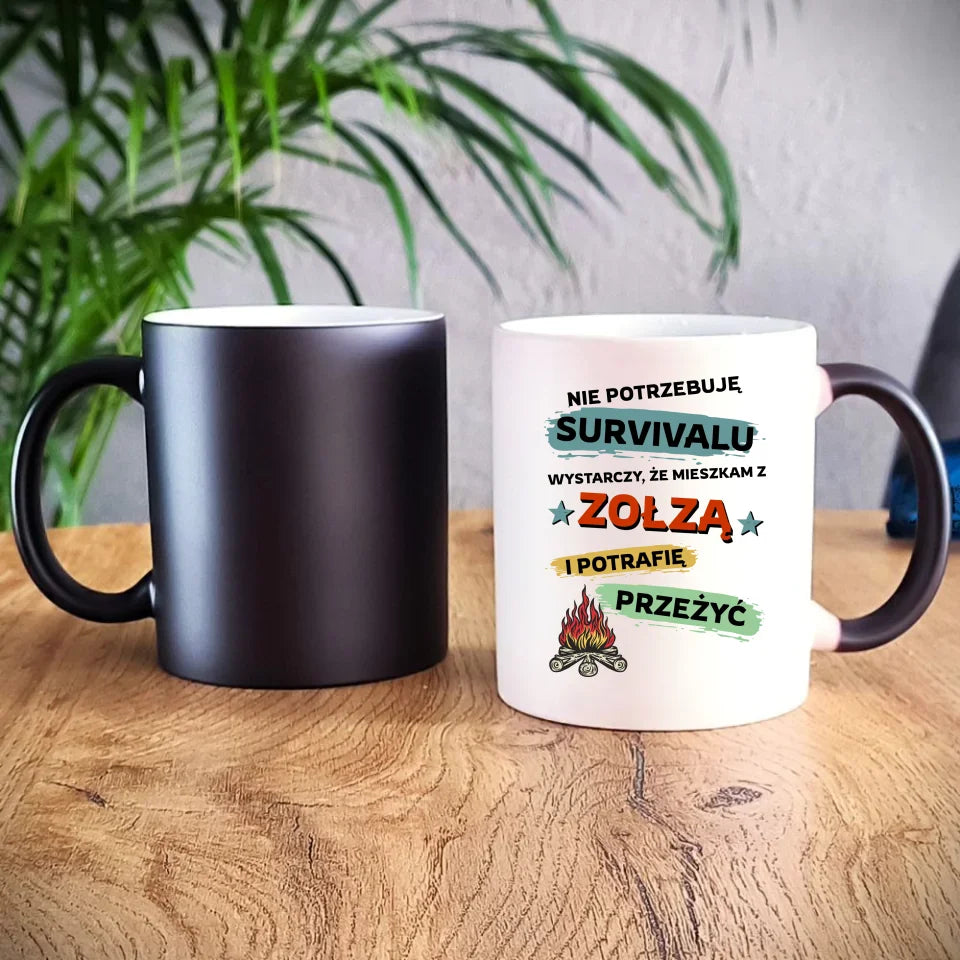 Personalizowany kubek magiczny dla chłopaka prezent na Dzień Chłopaka Święta Urodziny