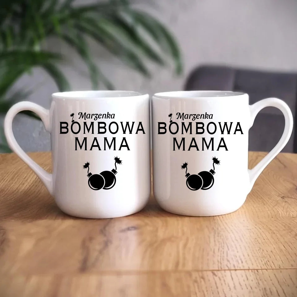 Personalizowany kubek kawowy dla mamy prezent na Dzień Mamy Święta Urodziny