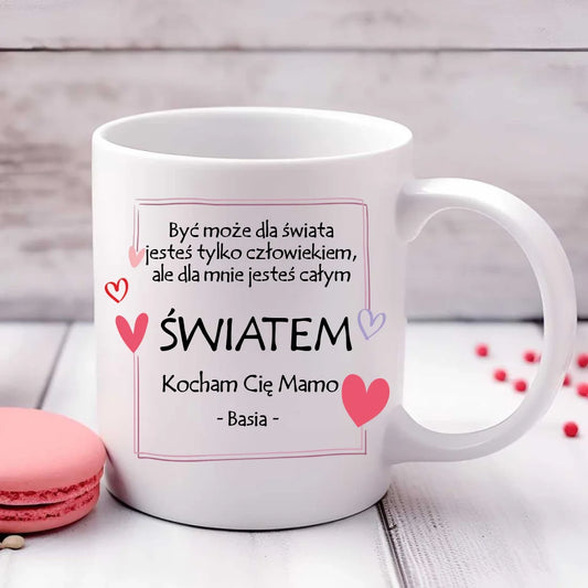 Personalizowany kubek dla mamy prezent na Dzień Mamy Święta Urodziny