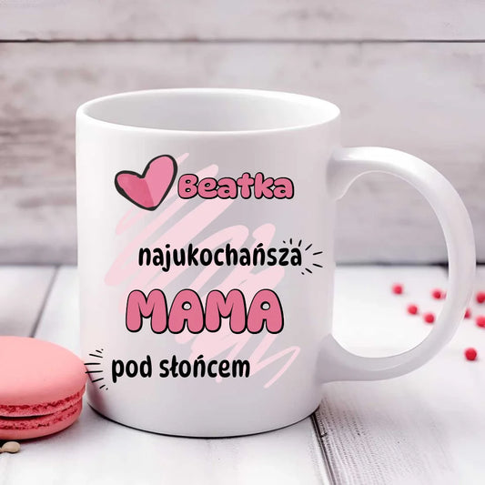 Personalizowany kubek dla mamy prezent na Dzień Mamy Święta Urodziny