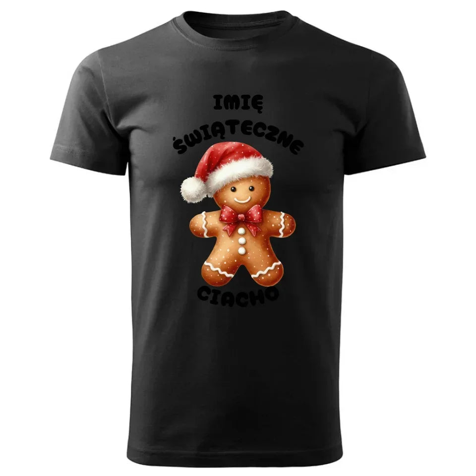 Świąteczne ciacho imię | Świąteczna koszulka męska BN25 - StoryCups.pl