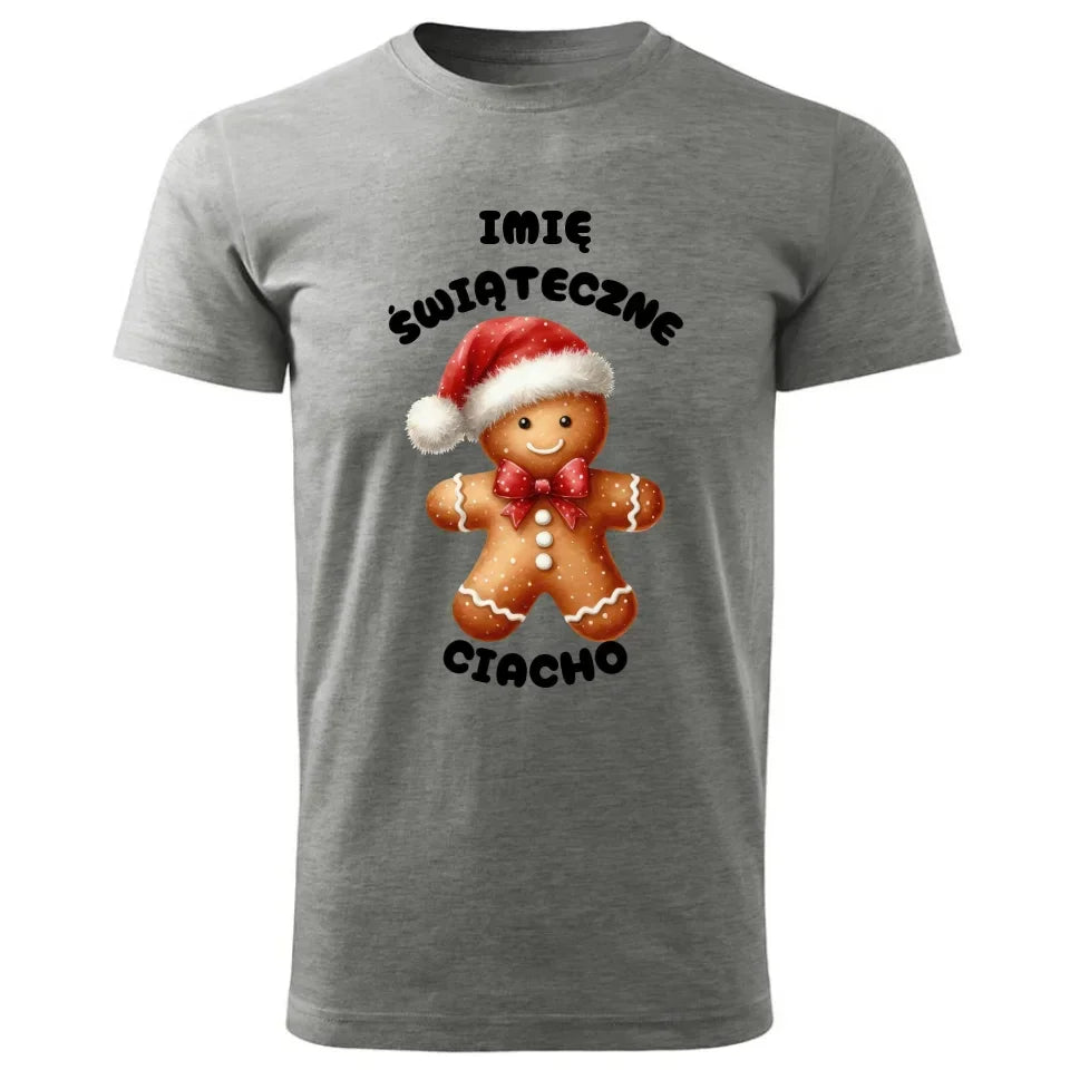 Świąteczne ciacho imię | Świąteczna koszulka męska BN25 - StoryCups.pl