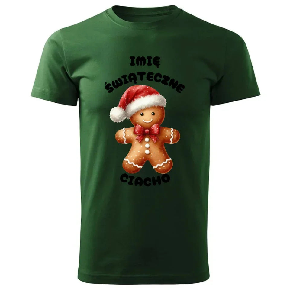 Świąteczne ciacho imię | Świąteczna koszulka męska BN25 - StoryCups.pl