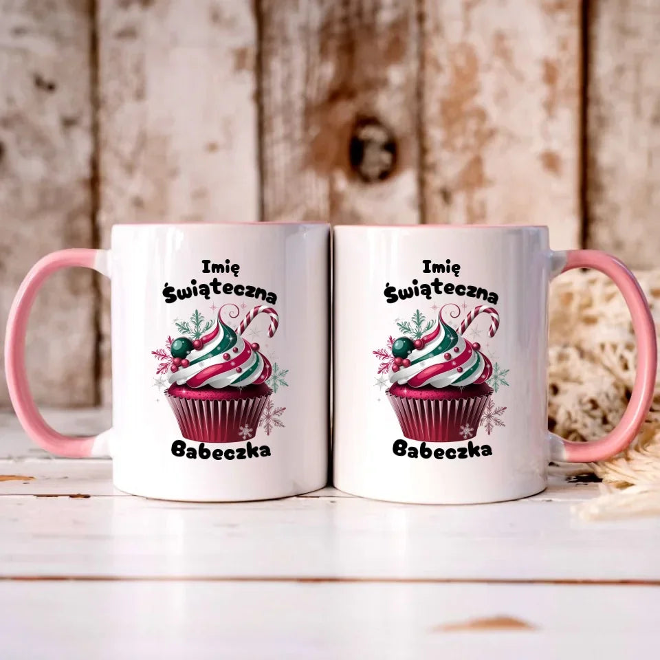 Świąteczna Babeczka | Personalizowany kubek świąteczny BN30 - StoryCups.pl
