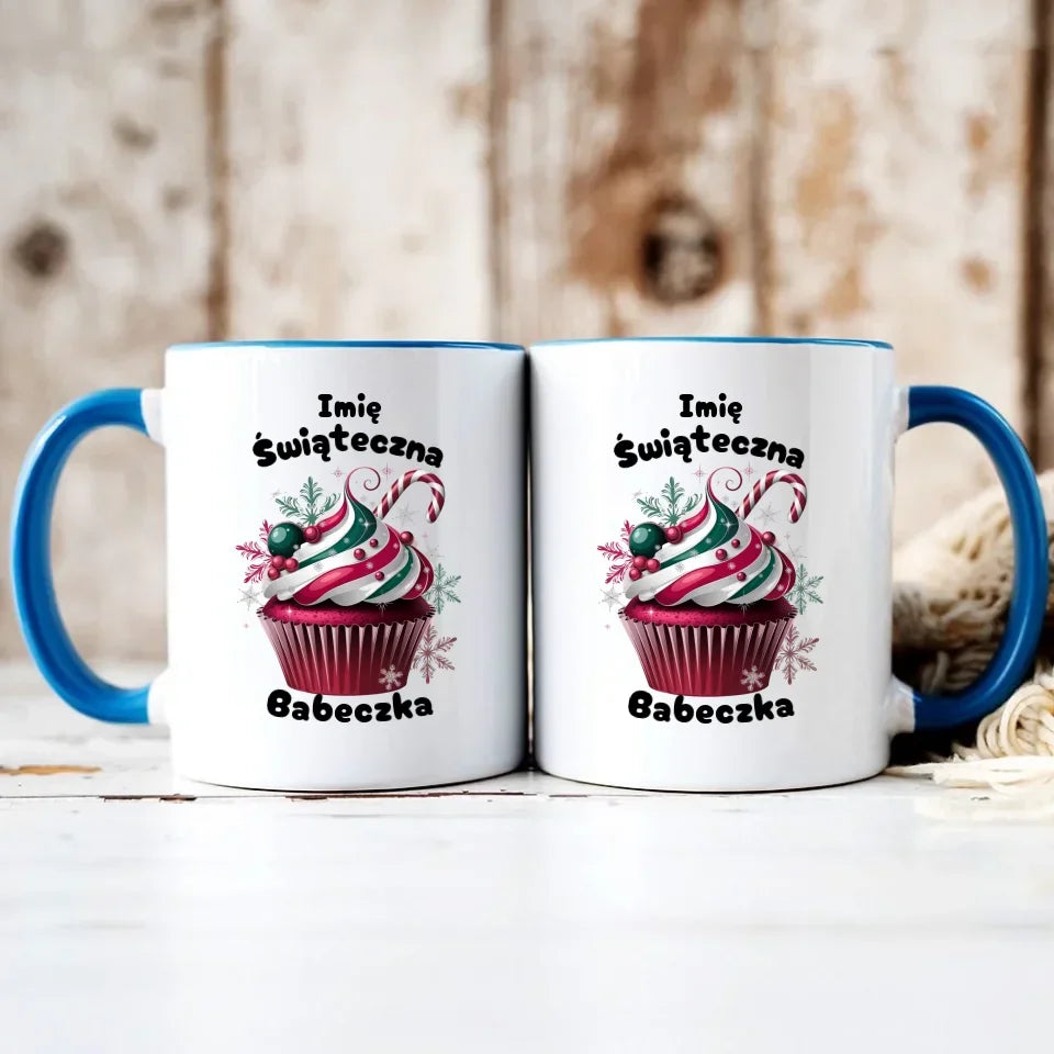Świąteczna Babeczka | Personalizowany kubek świąteczny BN30 - StoryCups.pl