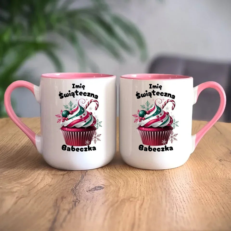 Świąteczna Babeczka | Personalizowany kubek świąteczny BN30 - StoryCups.pl