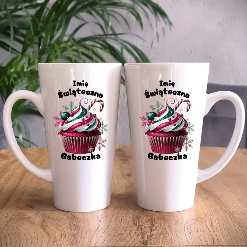 Świąteczna Babeczka | Personalizowany kubek świąteczny BN30 - StoryCups.pl