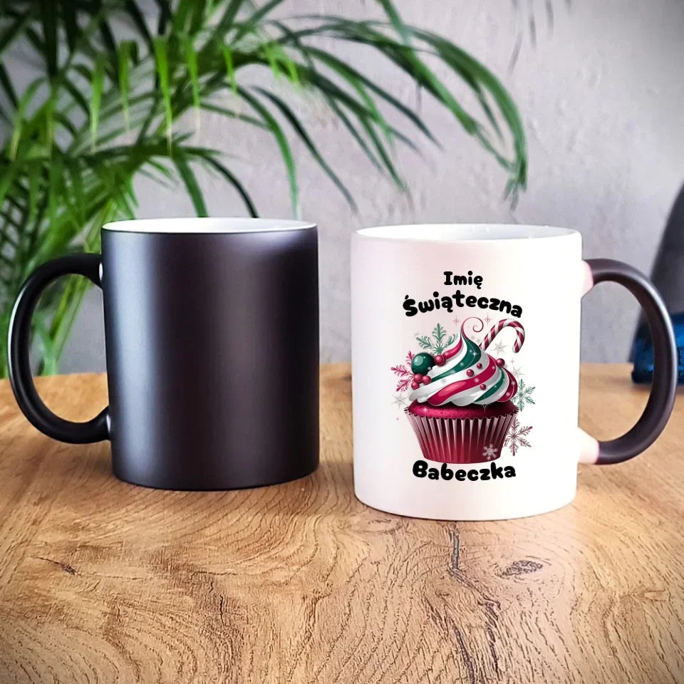 Świąteczna Babeczka | Personalizowany kubek świąteczny BN30 - StoryCups.pl