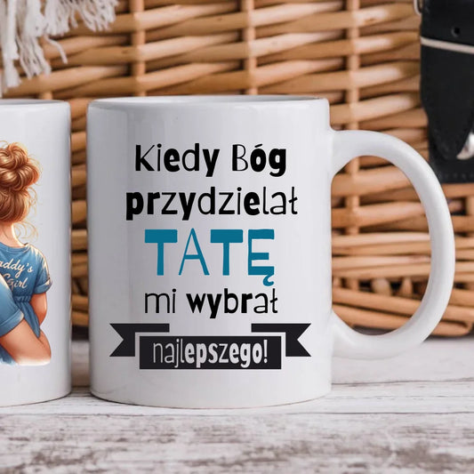 Personalizowany kubek dla taty prezent na Dzień Ojca Święta Urodziny