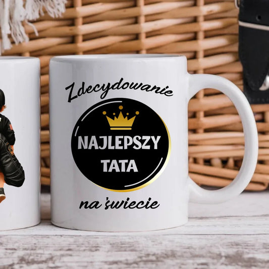 Personalizowany kubek dla taty prezent na Dzień Ojca Święta Urodziny