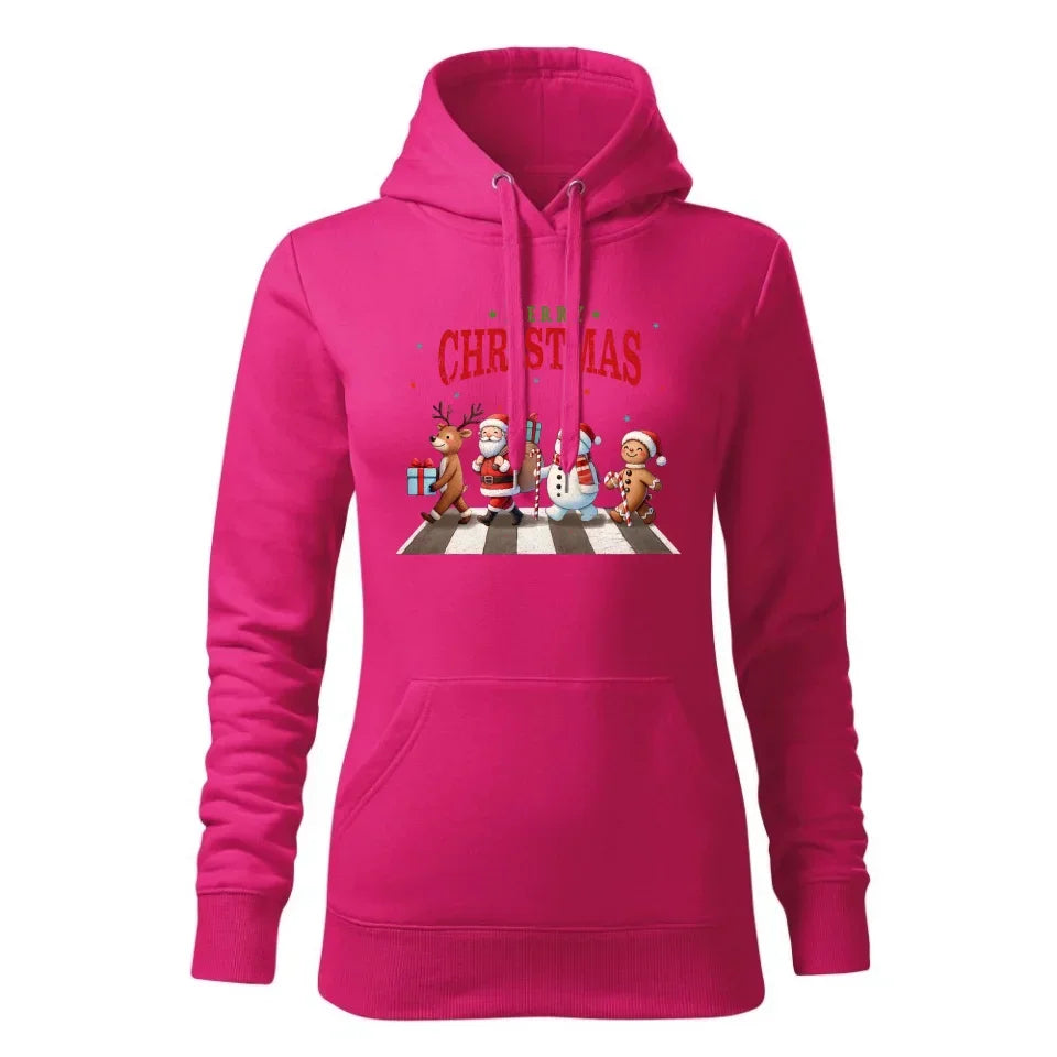 Merry Christmas | Świąteczna bluza damska z kapturem BN06 - StoryCups.pl