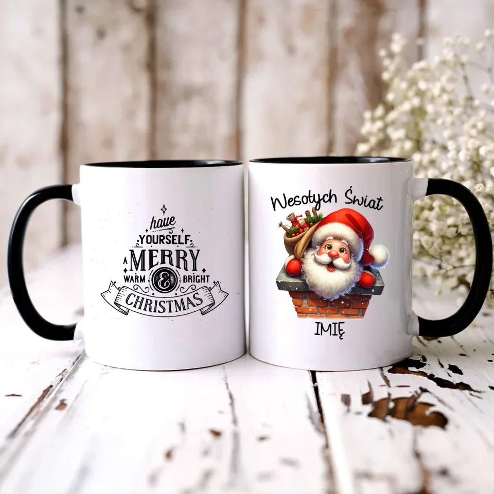 Mikołaj | Świąteczny kubek z imieniem BN08 - StoryCups.pl