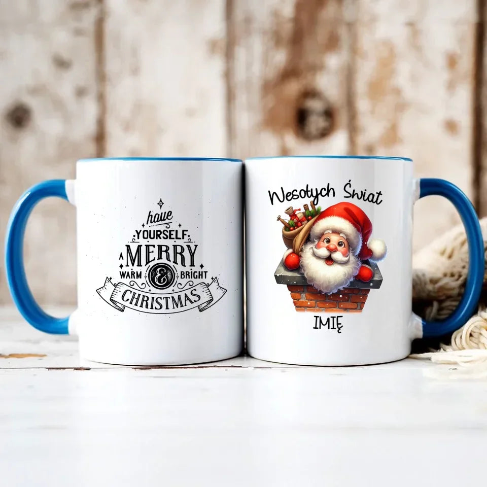 Mikołaj | Świąteczny kubek z imieniem BN08 - StoryCups.pl