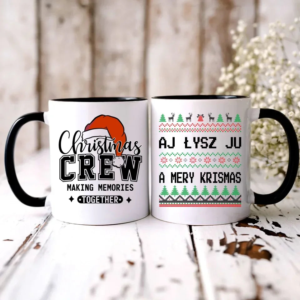 Aj łysz ju a mery krismas | Świąteczny kubek BN12 - StoryCups.pl