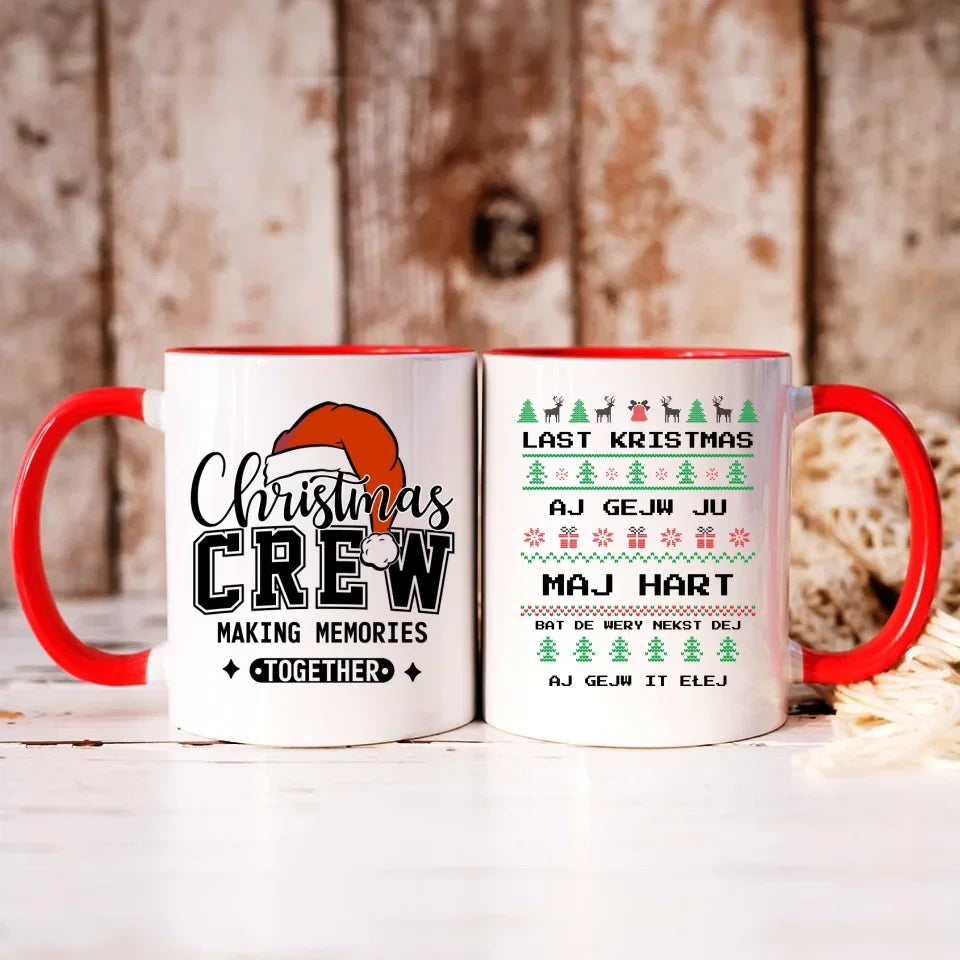 Last kristmas aj gejw ju maj hart | Świąteczny kubek BN13 - StoryCups.pl