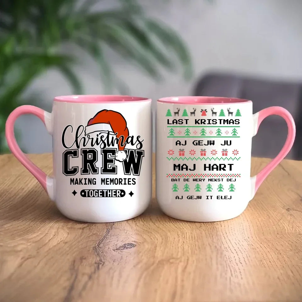 Last kristmas aj gejw ju maj hart | Świąteczny kubek BN13 - StoryCups.pl