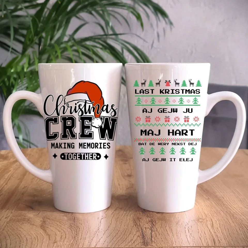 Last kristmas aj gejw ju maj hart | Świąteczny kubek BN13 - StoryCups.pl