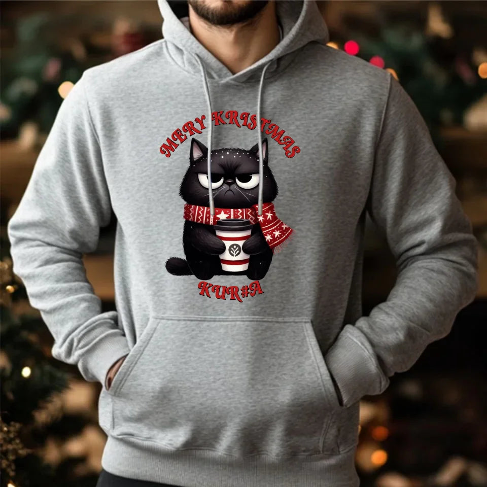 Świąteczna bluza męska z kapturem na prezent hoodie personalizacja