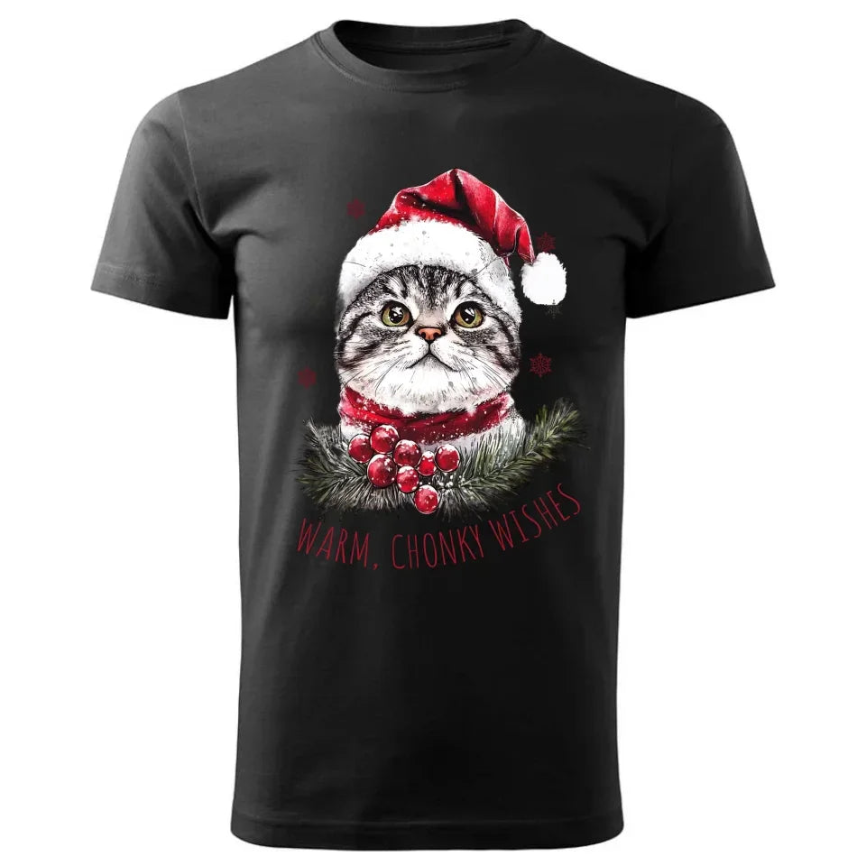 Warm, Chonky Wishes | Świąteczna koszulka męska BN36 - StoryCups.pl