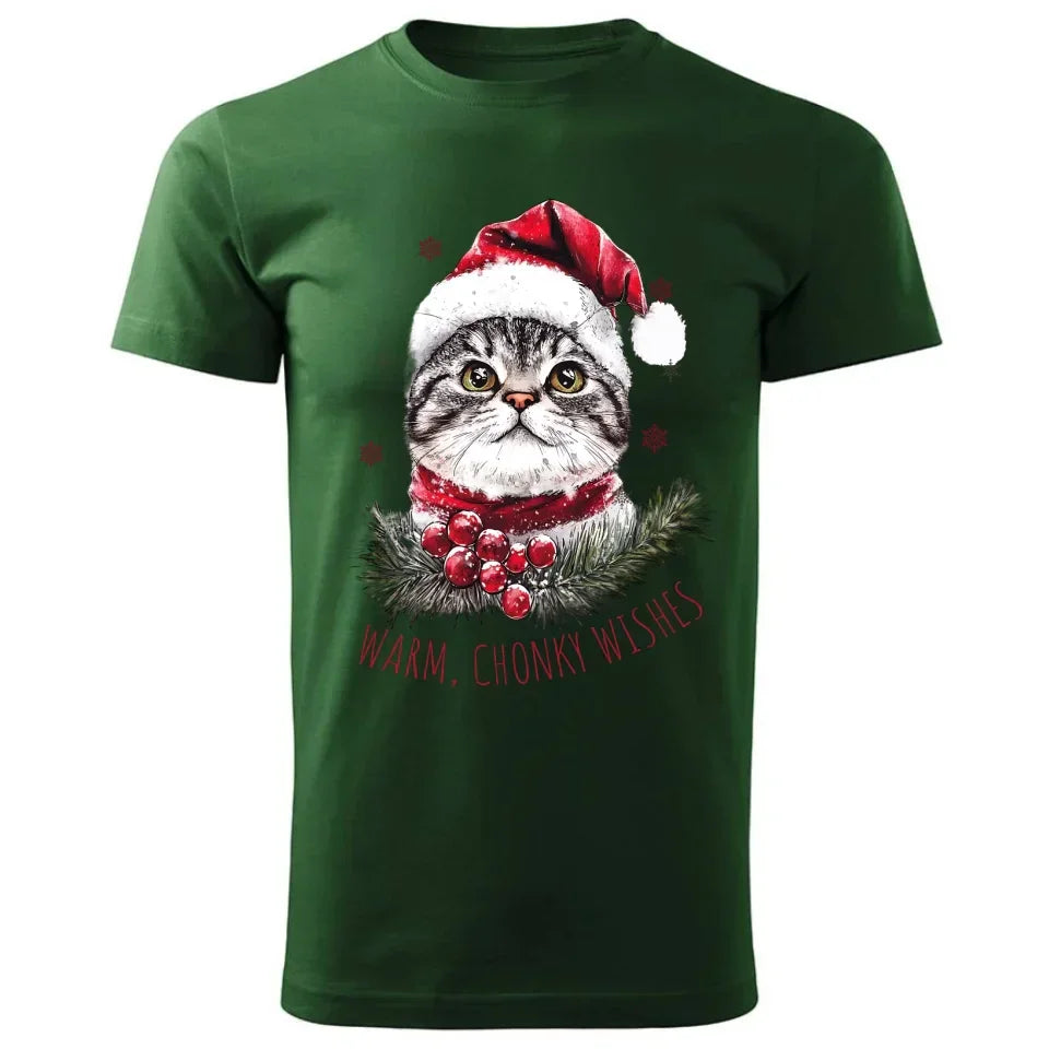 Warm, Chonky Wishes | Świąteczna koszulka męska BN36 - StoryCups.pl