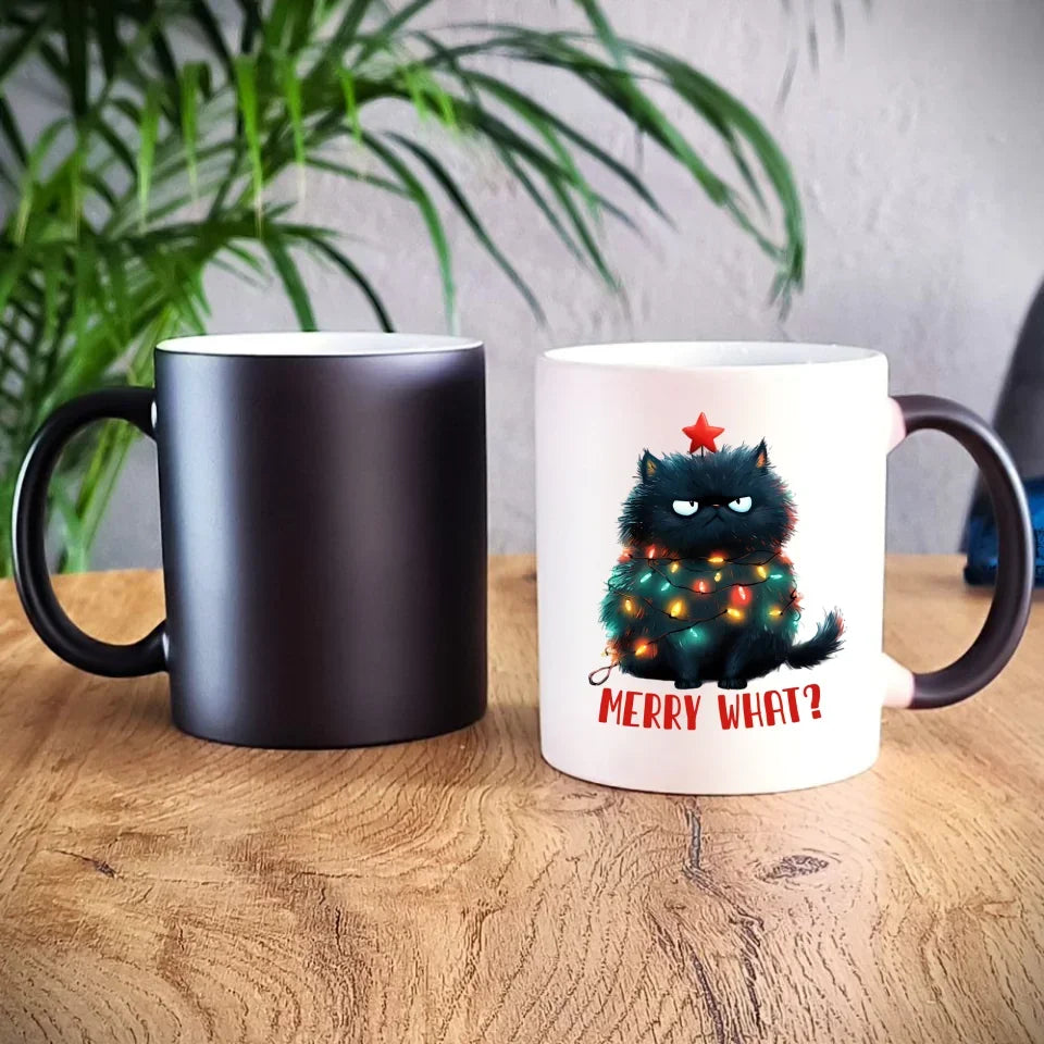 Merry what? | Świąteczny kubek BN37 - StoryCups.pl