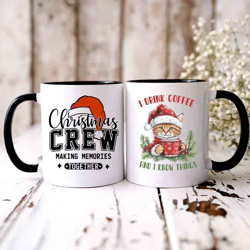 I drink coffee and I know things | Świąteczny kubek BN39 - StoryCups.pl