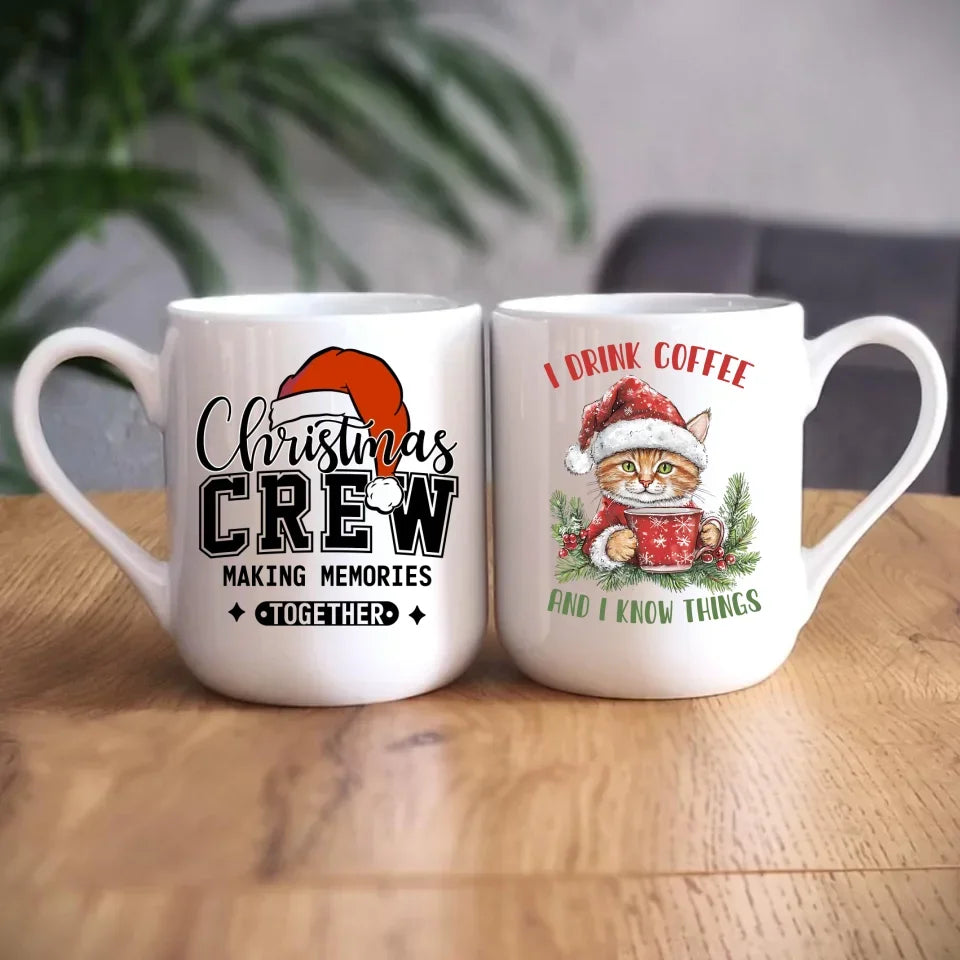 I drink coffee and I know things | Świąteczny kubek BN39 - StoryCups.pl