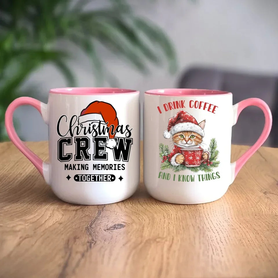 I drink coffee and I know things | Świąteczny kubek BN39 - StoryCups.pl