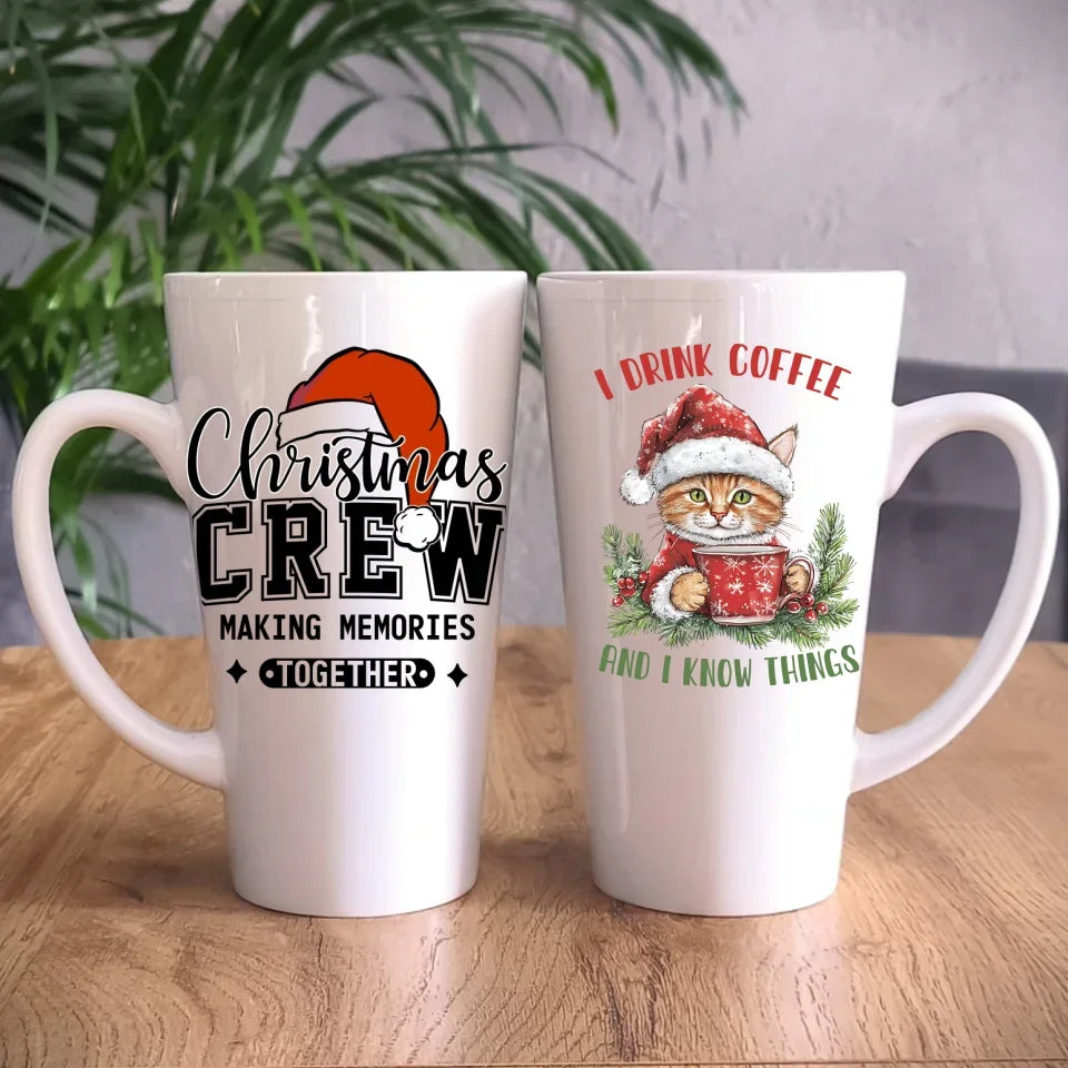 I drink coffee and I know things | Świąteczny kubek BN39 - StoryCups.pl