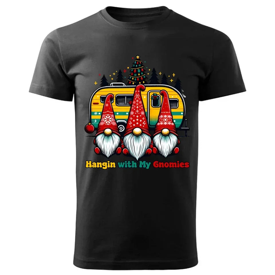 Święta z gnomami | Świąteczna koszulka męska BN41 - StoryCups.pl