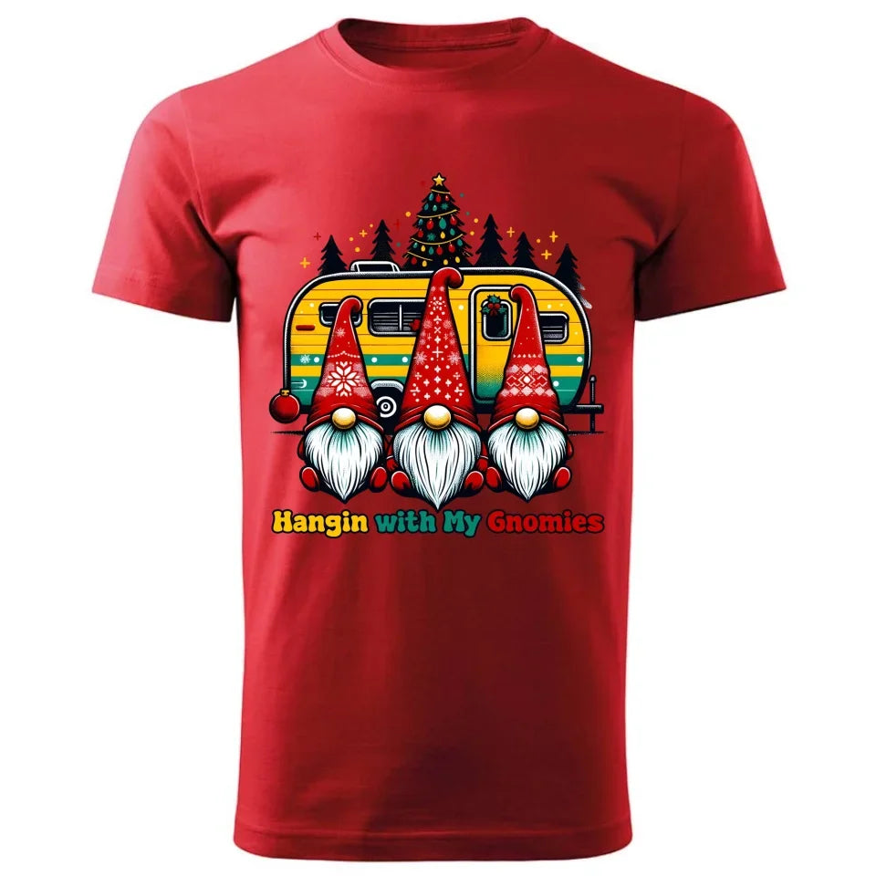 Święta z gnomami | Świąteczna koszulka męska BN41 - StoryCups.pl