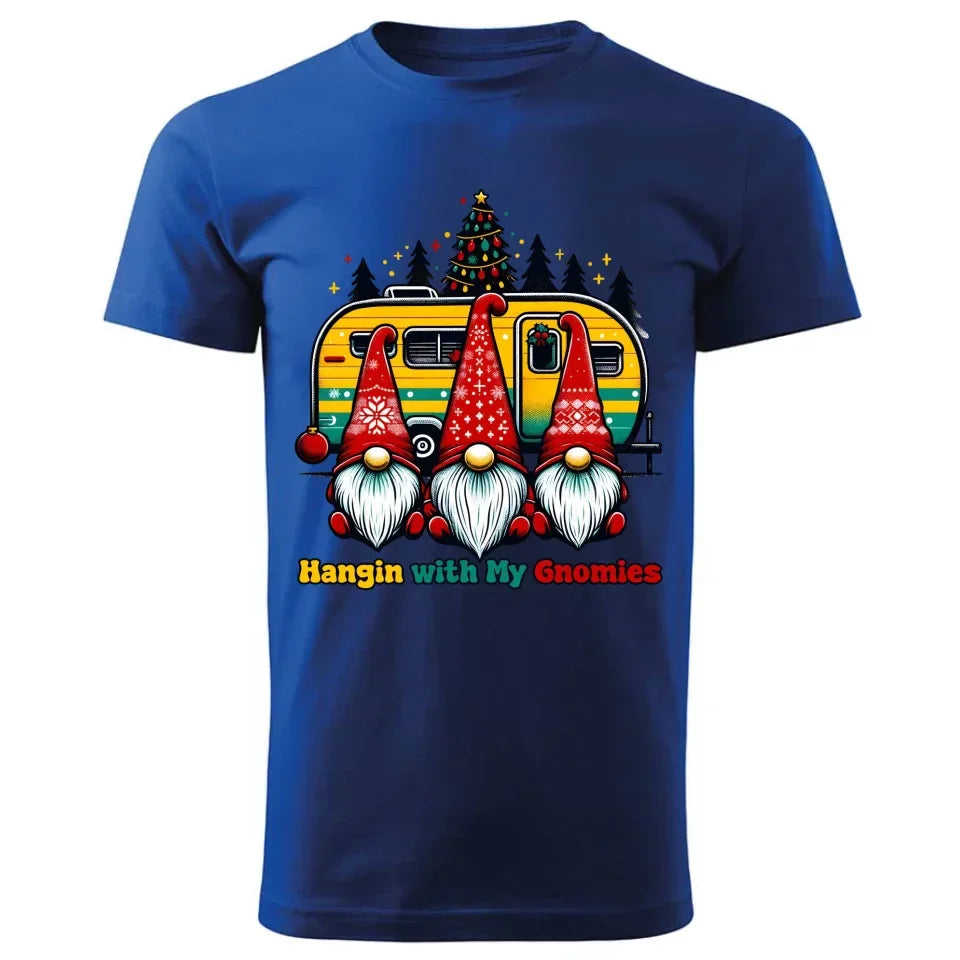 Święta z gnomami | Świąteczna koszulka męska BN41 - StoryCups.pl