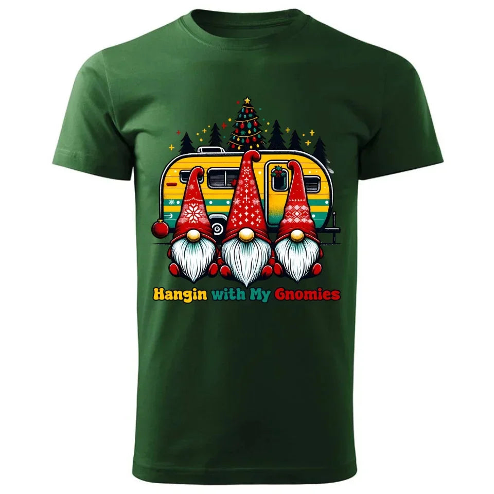 Święta z gnomami | Świąteczna koszulka męska BN41 - StoryCups.pl