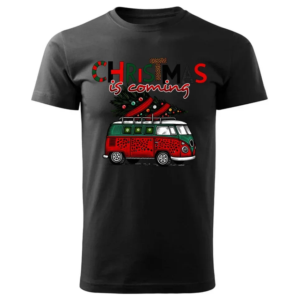 Christmas is coming | Świąteczna koszulka męska BN42 - StoryCups.pl